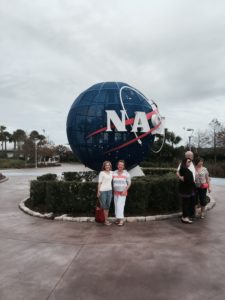 Elena and Yelena at NASA's Kennedy Space Center